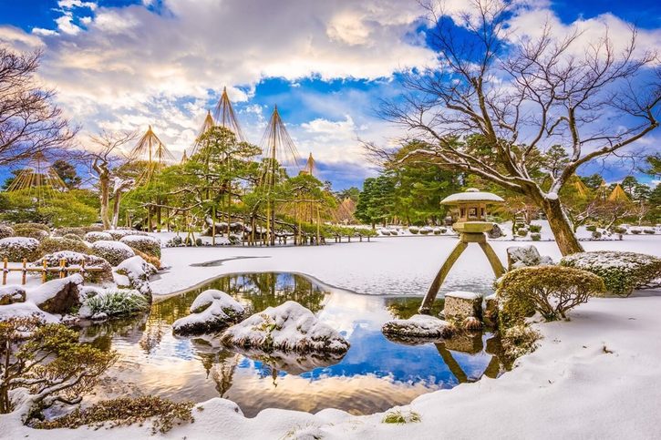 Kanazawa - Zahrada Kenrokuen