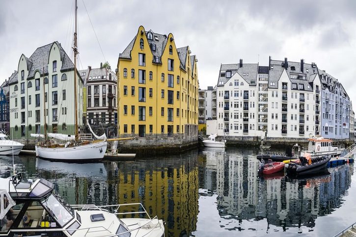 Ålesund - Secesní domy