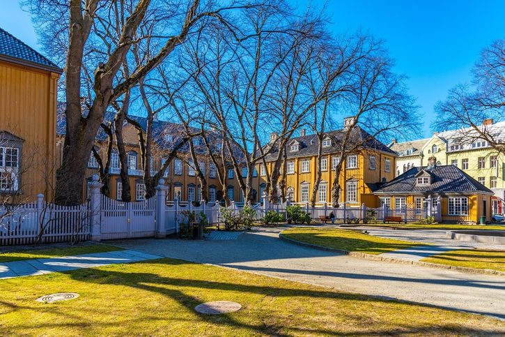 Trondheim - Královské sídlo Stiftsgården