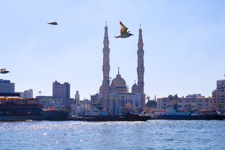Port Said - Pohled na moře