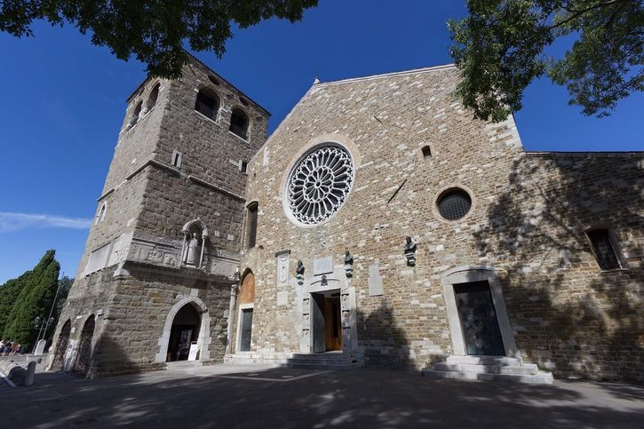 Terst - Katedrála svatého Justa v Terstu, známá také jako Cattedrale di San Giusto Martire