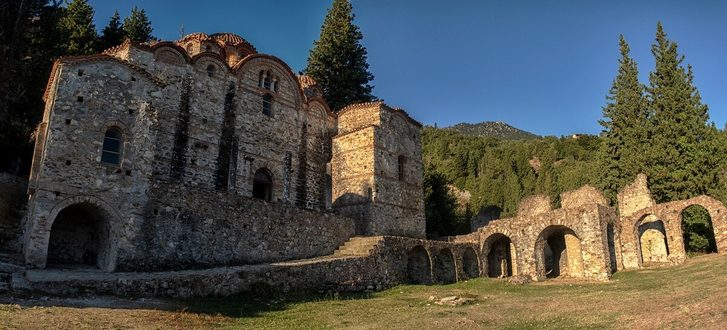 Monemvasia - Ruiny starobylého města Mystra