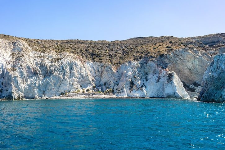 Santorini - Bílá pláž 