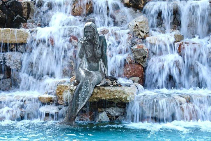 Marmaris - Fontána s mořskou pannou 