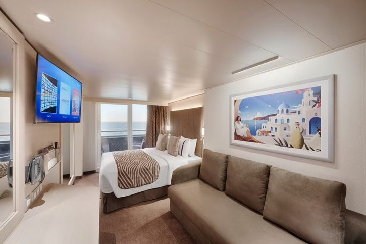 Kajuta Deluxe s balkonem s omezeným výhledem - MSC World America
