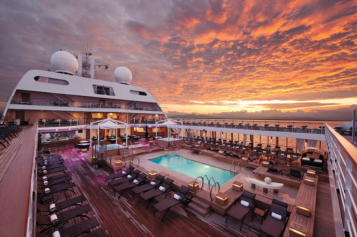 Otevřená paluba - Seabourn Quest