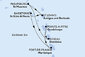 Guadeloupe, Dominika, Svatý Martin, Antigua a Barbuda, Svatý Kryštof a Nevis, Martinik z Pointe-à-Pitre na lodi MSC World Asia