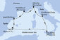 Itálie, Španělsko, Francie z Civitavecchia na lodi MSC Seaview