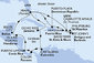 USA, Svatý Kryštof a Nevis, Svatý Martin, Antigua a Barbuda, Dominikánská republika, Jamajka, Kolumbie, Panama, Kostarika, Honduras, Belize z Miami na lodi MSC Poesia