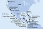 USA, Jamajka, Kolumbie, Panama, Kostarika, Honduras, Belize, Mexiko z Miami na lodi MSC Poesia