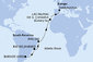 Argentina, Brazílie, Španělsko z Buenos Aires na lodi MSC Splendida