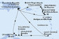 Dominikánská republika, Zámořské území Velké Británie, Svatý Martin, Svatý Kryštof a Nevis, Antigua a Barbuda, Aruba, Curacao, Bonaire, Grenada z La Romany na lodi MSC Opera