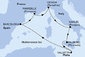 Francie, Itálie, Malta, Španělsko z Marseille na lodi MSC Seashore