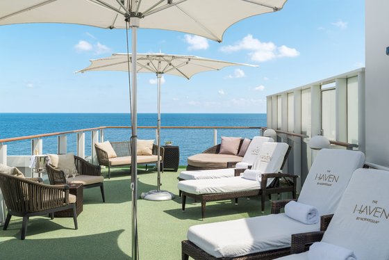 The Haven, sluneční terasa - Norwegian Gem